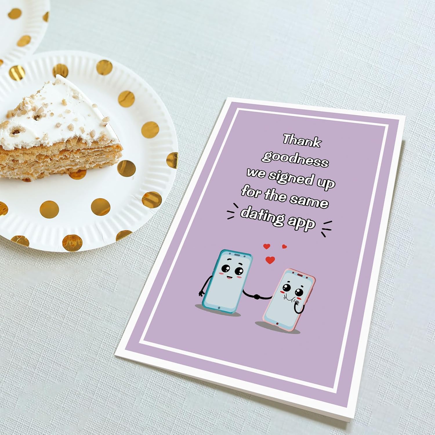 Funny Internet Dating Card, Online Dating App Card For Boyfriend Girlfriend, Cute Valentine'S Day Card For Men Women