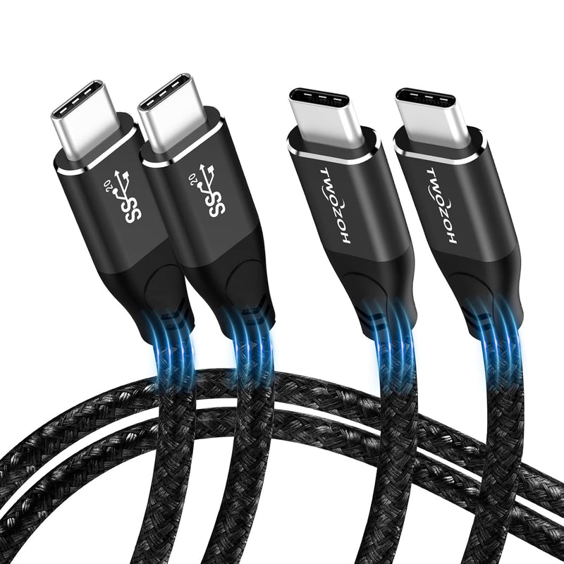 4K Usb C Cable 100W 10Ft 2 Pack (All-In-One), Usb 3.2 Gen 2 X 2 20Gbps Data Tr