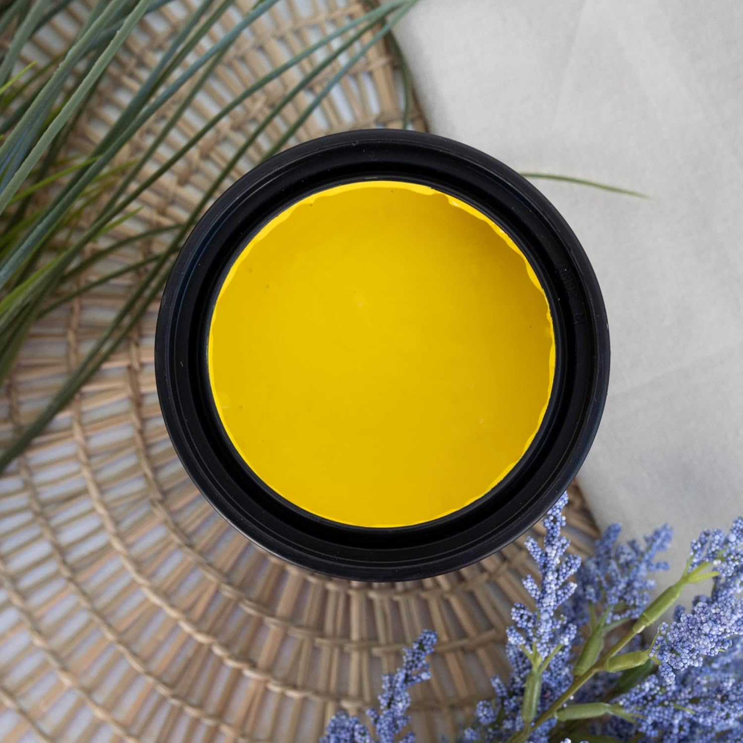 Dixie Belle Terra Clay Paint - Daffodil (4Oz) - Bright Yellow Water-Based Terra Artisan Clay Paint For Diy - Wood, Canvas, Tile, Fabric, Home
