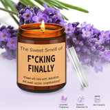 Funny Graduation Gifts For Her Him - College, High School, Nursing, Masters, Phd, Doctorate Graduation Gifts For Women, Men - Nurse Police Academy Grad Candle