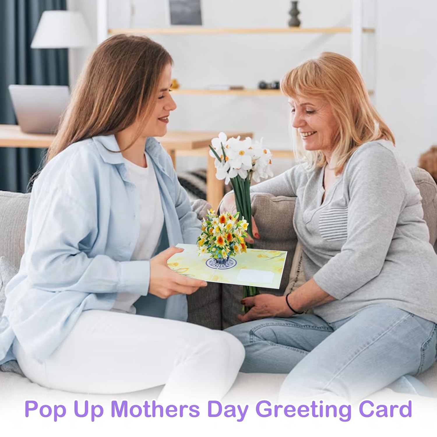 Birthday Cards For Women - 3D Pop Up Flowers Mother'S Day Card With Envelope And Blank Note For Best Mom Women Wife Grandma Aunt Daughter Sisters Friends
