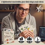 Are You More Like - Fun Board & Card Games For Adults & Families | Conversation & Get-To-Know-You Party Game For Couples, Friends, & Family Game Night | Party