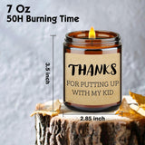 Teacher Appreciation Gifts, Christmas Gift, Thank You Teacher Gifts For Women, Babysitters, Nannies, Tutors, Candles Gift For Retired Teachers Idea For Graduation Back To School