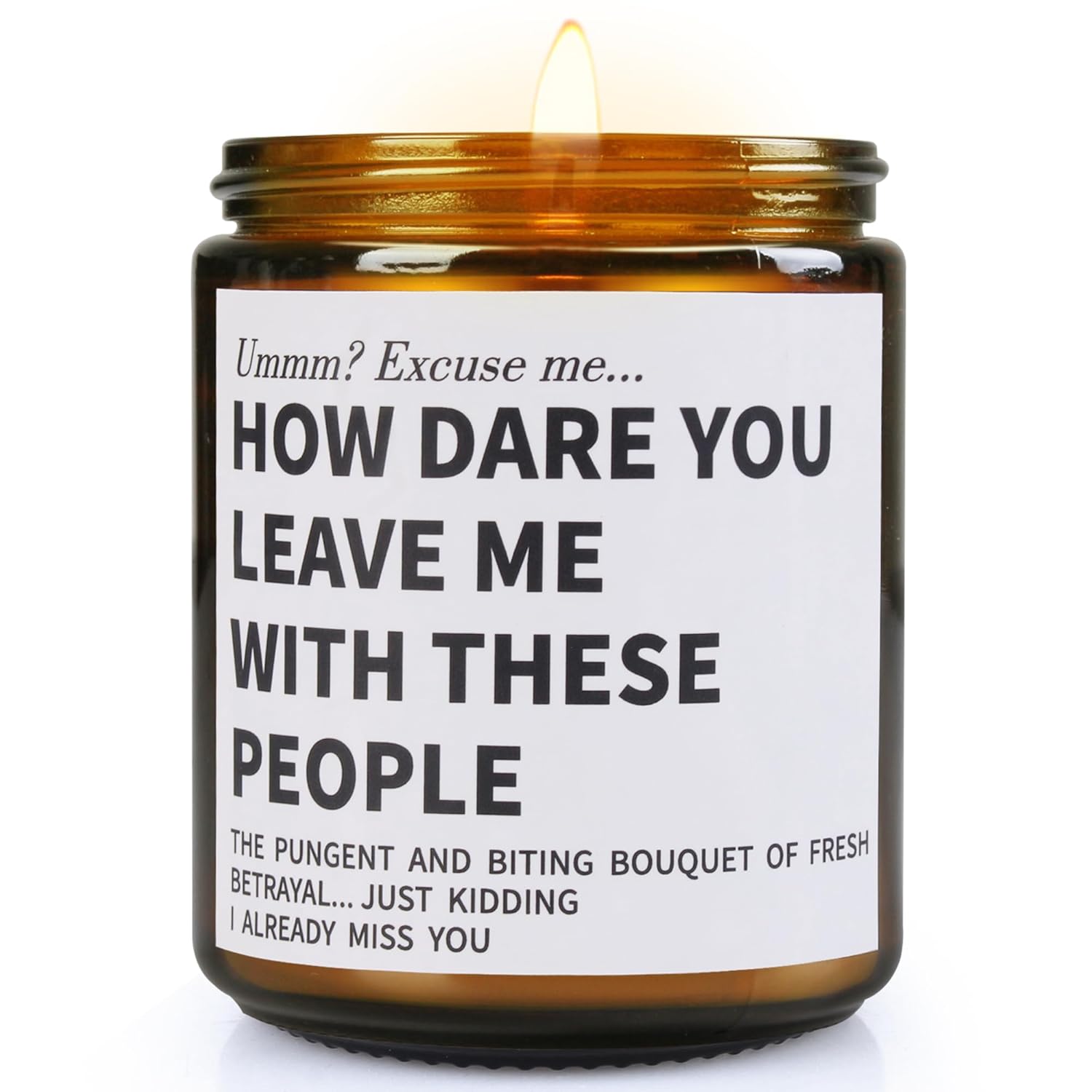 Funny Retirement Gift For Woman Men, Best Friend Birthday Candle For Women Work Bestie, Coworker Leaving Gift For Farewell, Lavender Candles Gifts For Christmas