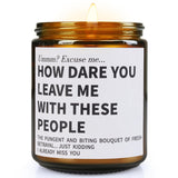 Funny Retirement Gift For Woman Men, Best Friend Birthday Candle For Women Work Bestie, Coworker Leaving Gift For Farewell, Lavender Candles Gifts For Christmas