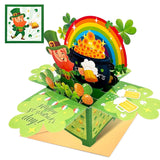 St. Patrick’S Day 3D Pop Up Card Happy St. Patrick S Day Greeting Card With Envelope & Blank Note Shamrock Greeting Card With Envelope Patrick Day Card Irish Good Luck Gift For Girls Boys