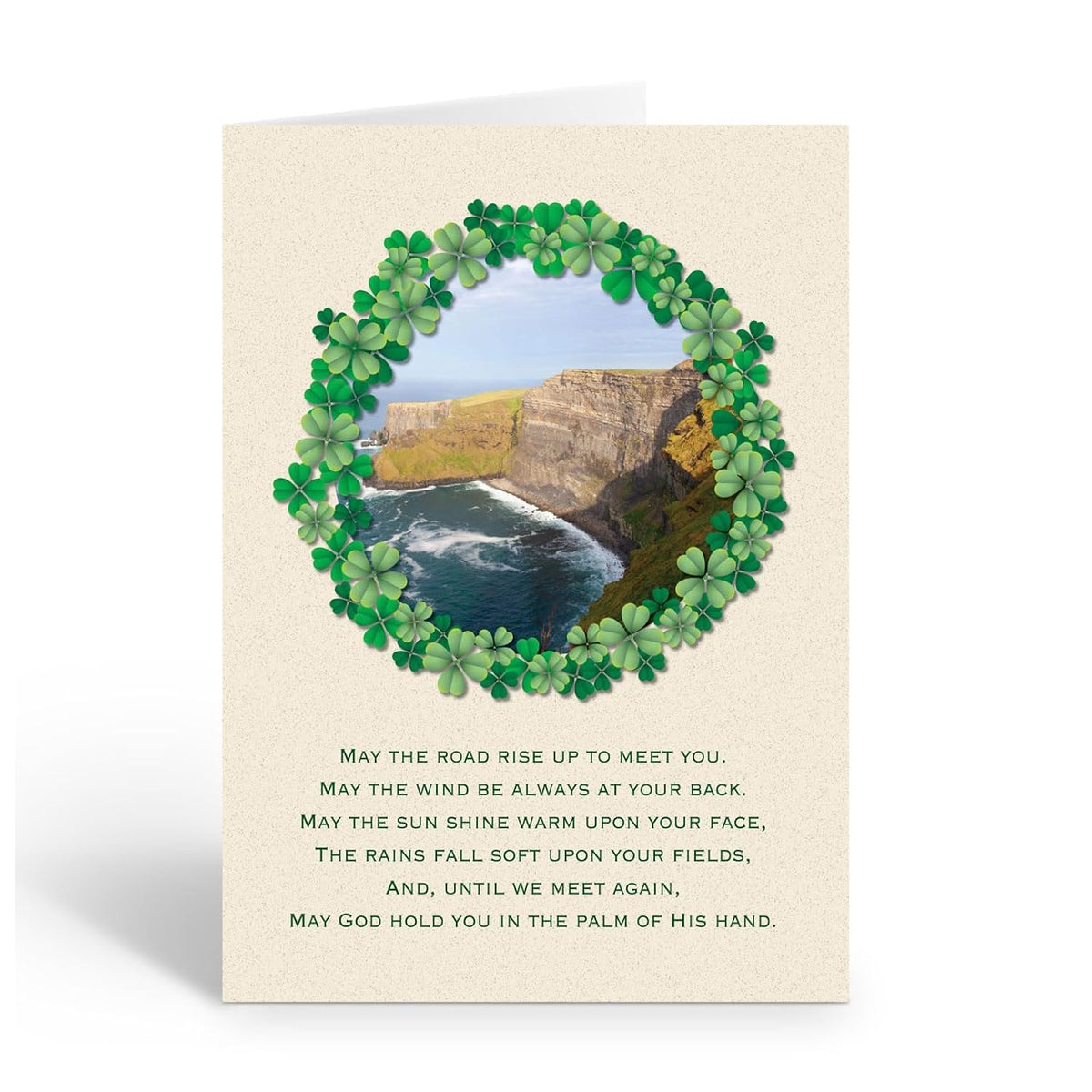 Stonehouse Collection Greeting Cards, St. Patrick's Day, Irish Blessing, Cliff of Moher, 12 Cards & Envelopes