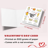 Valentines Gifts For Him, Boyfriend, Bf, Husband, Men - Funny Valentines Card For Him - Anniversary, Birthday Gifts For Him - Single 5.7''X 5.7'' Folded To My Boyfriend Card With Red Envelope