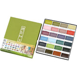 Gansai Tambi Watercolor Paint Set 24 Colors Ii - Art Nouveau, Professional-Quality Art Supplies For Artists Adult Painting Aketching, Non-Toxic, Made In Japan
