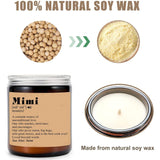 Mimi Noun Candle - Gift For Mimi - Mother'S Day Candle - Mimi Gifts - Mimi Definition - Lavende Scented Candles - Soy Candle For Home Scented