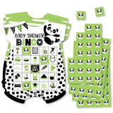 Big Dot of Happiness Party Like a Panda Bear - Picture Bingo Cards and Markers - Baby Shower Shaped Bingo Game - Set of 18