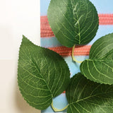 30Pcs Hydrangea Leaves Artificial - Fake Leaves For Diy Hydrangea-Fake Hydrangea Leaves For Bridal Bouquet, Garland Decoration, Proposal Bouquet, Flower Arrangement Accessories,Home Decorations.