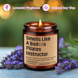 Candle, Pilates Instructor Gifts, Pilates Gifts For Women Men, Funny Exercise, Gym Workout, Birthday, Valentines Day, Appreciation, Thank You Idea For Reformer Fitness Teacher Lover Friend Mom