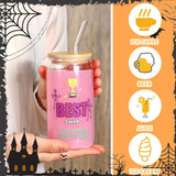 6 Set Halloween Costume Contest Trophy Cups Bulk Halloween Costume Party Award 16 Oz Funny Cute Personalized Glasses Cups Trophy Spider Pumpkin Skull Witch Hat Bat Cup For Contest Game Prizes