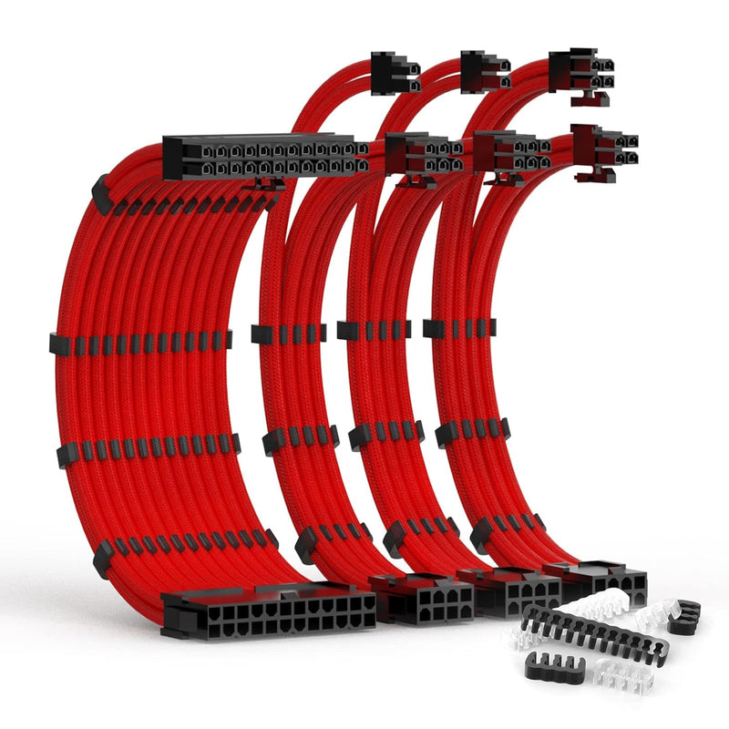 Psu Cable Extension Kit With Two Sets Of Cable Combs 1X24Pin/1X8Pin(4+4) Eps/2