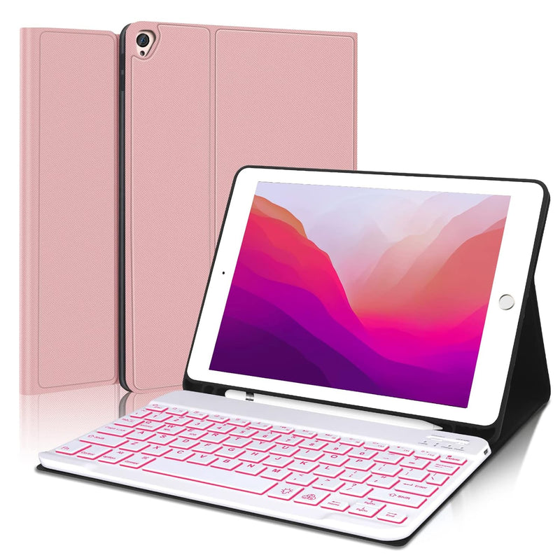 Ipad Keyboard Case 9Th Generation (10.2" 2021), For 7Th Gen/ 8Th/ Pro 10.5/ Ai