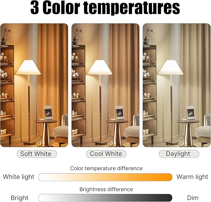 E26 CFL Light Bulbs T2 Spiral 13W 60W Equivalent 2700K Soft White 900 Lumens UL Approved 2 Pack
