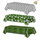 Soccer Table Cloth 3Pcs - Soccer Birthday Party Decorations