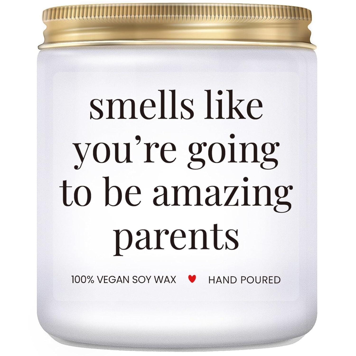 New Parents Gifts For Couples, New Mom & Dad - Funny Christmas, Pregnancy, Gender Reveal Gifts For Parents To Be, Expecting Mom, Lavender Scented Candle