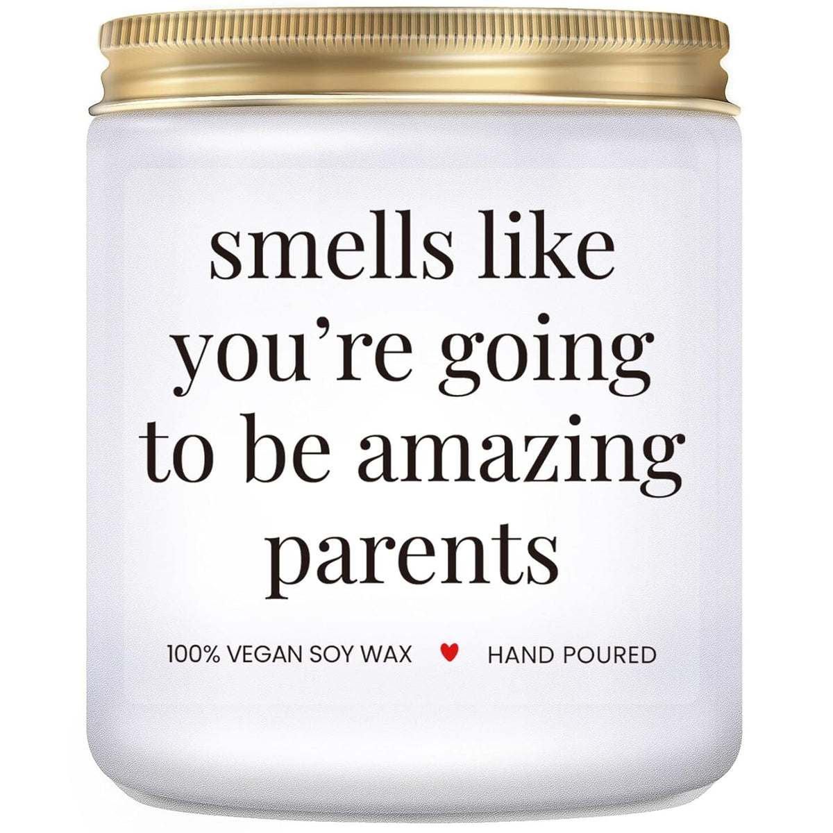 New Parents Gifts For Couples, New Mom & Dad - Funny Christmas, Pregnancy, Gender Reveal Gifts For Parents To Be, Expecting Mom, Lavender Scented Candle