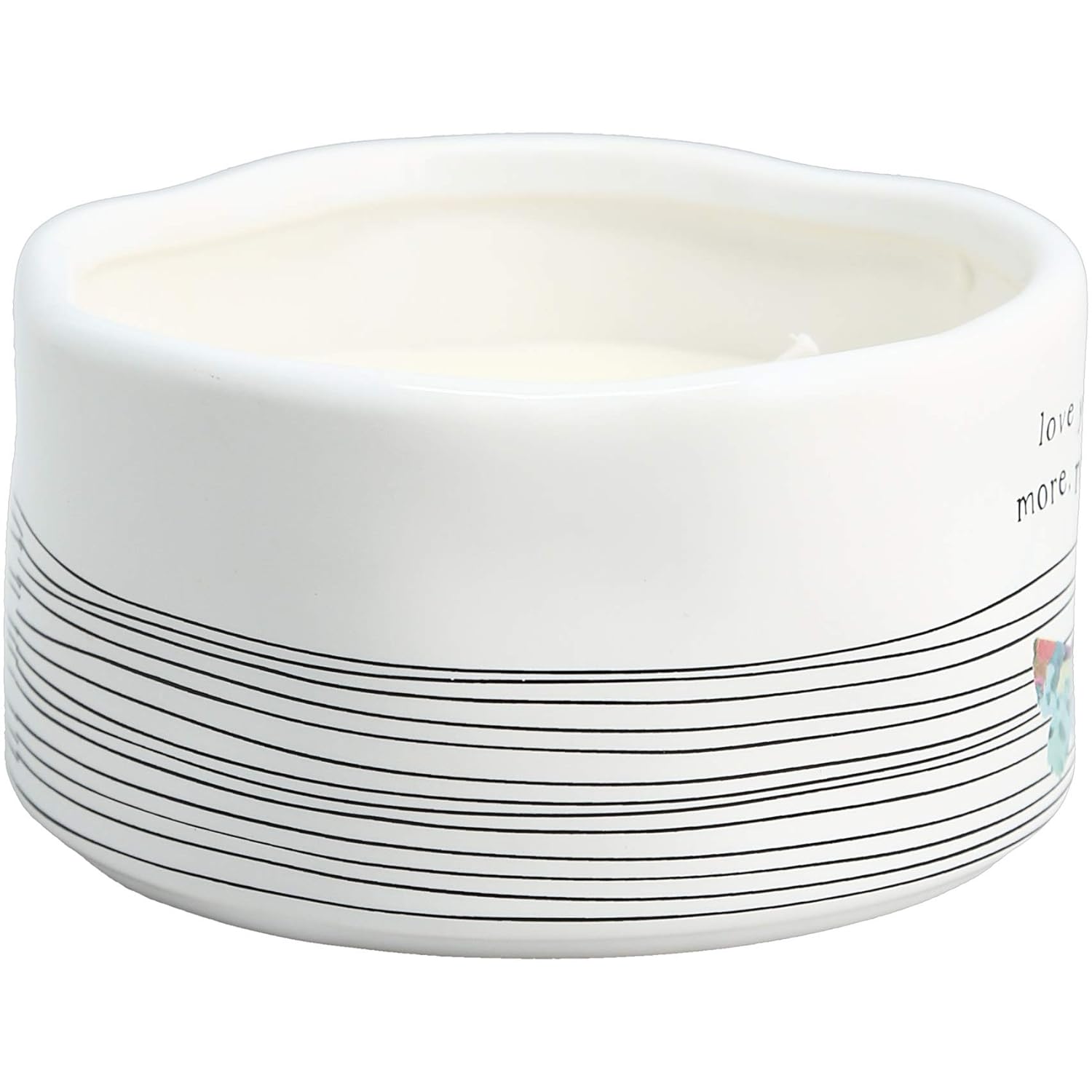 Love You More Mom - Double Wick Butterfly Candle in Ceramic with 100% Soy Wax & Cotton Wicks - Tranquility Scent