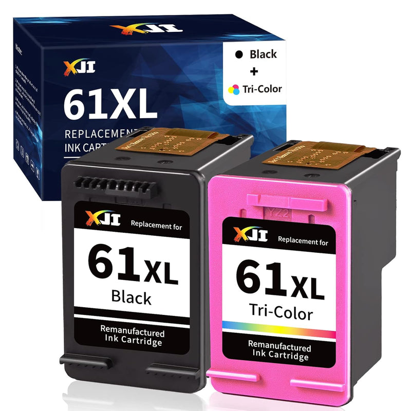 61XL Ink, Remanufactured Combo (Black & Tri-Color) for Envy 4500/OfficeJet