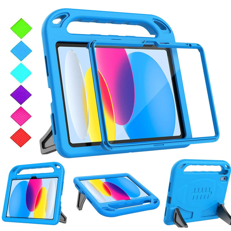 Kids Case For Ipad 10Th Generation 10.9 Inch 2022 - With Built-In Screen Prote