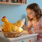 Chicken Egg Lamp,Funny Chicken Lamp,Chicken Light For Nursery,Fun And Realistic Dimmable Chicken Night Light, Perfect For Study Room Decoration, Easter, Christmas, Birthday Gifts