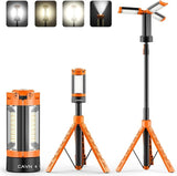 Rechargeable Camping Light with Detachable Tripod Stand 2200LM Portable Cordless LED Work Light