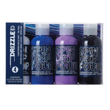 FolkArt Drizzle Pre-Mixed Acrylic Pouring Paint Set, in a Galaxy Set of 4 Premium High Gloss Finish Fluid Pouring Paints Perfect for Indoor & Outdoor Arts and Crafts Projects, 50415