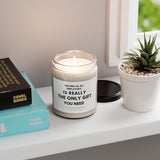 -Funny Boss Gifts- 9Oz Natural Soy Wax Candle,Appreciation Gift For Boss, Manager, Employer, Work Team, Office, Christmas, Birthday, Holiday Gift