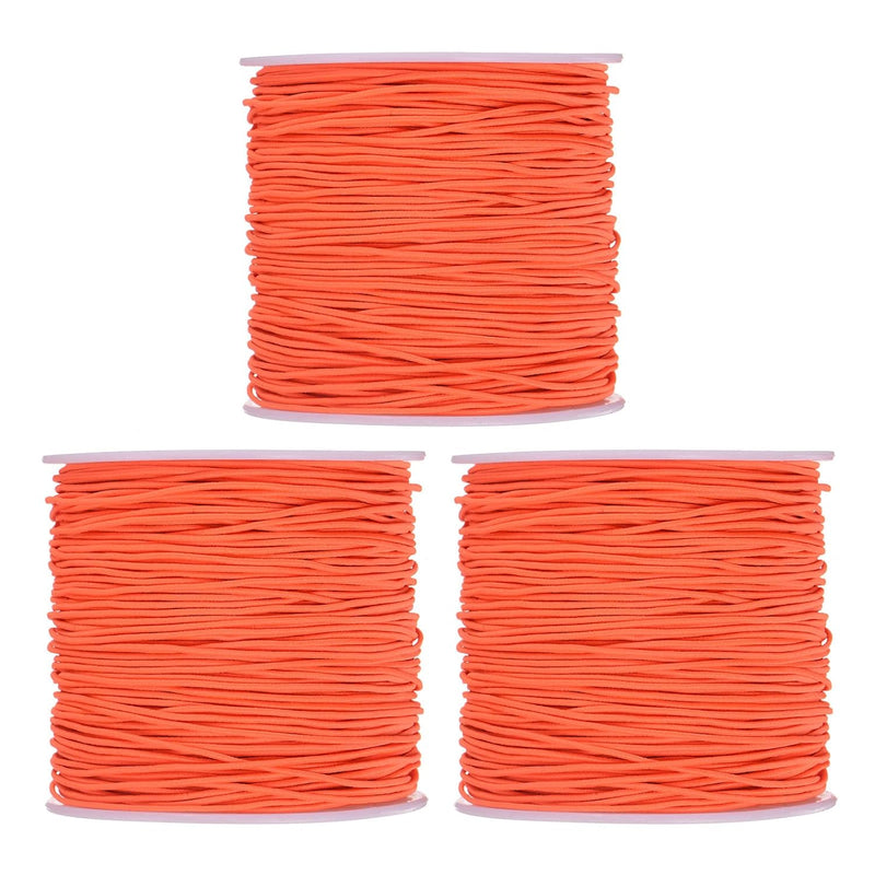 3Pcs Elastic Beading Cord For Bracelet 1Mm Dia 328Ft Stretchy String Sturdy El