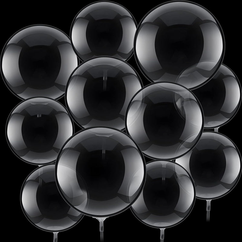 30 Pieces Bubble Transparent Balloons Bobo Balloons Crystal Bubble Cle