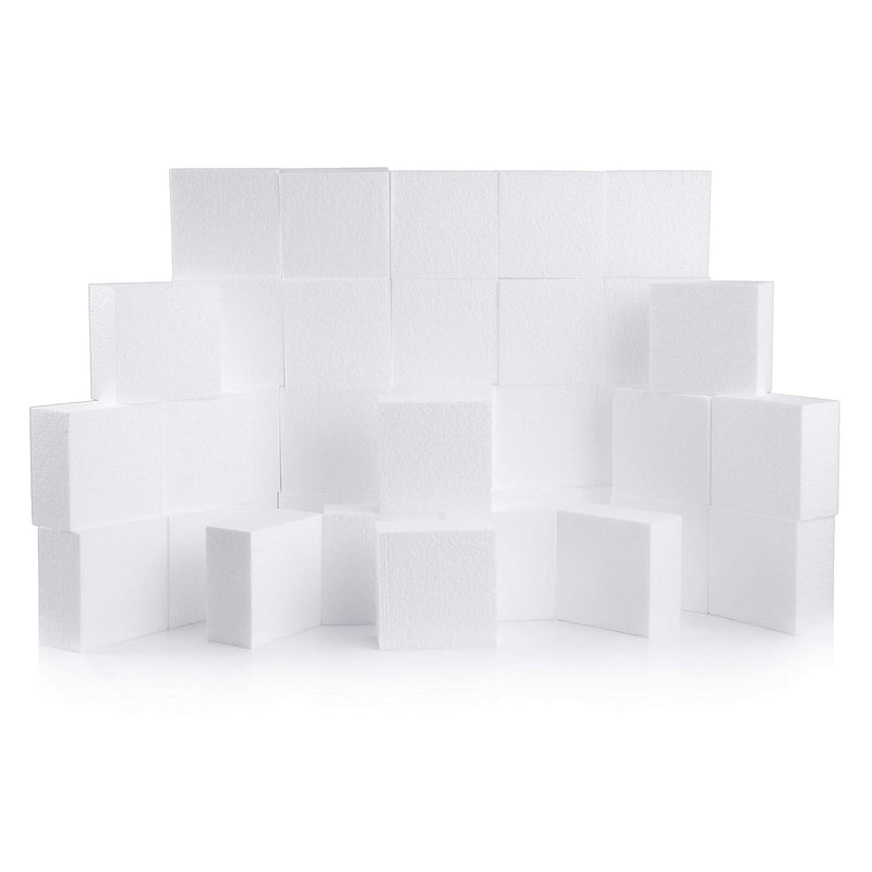 Silverlake Craft Foam Blocks For Crafts - 36 Pack Of 4X4X2 Eps Polysty