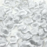 1000 Pcs Silk Rose Petals Fake Petals For Wedding Decoration Festive Supplies (Silver)
