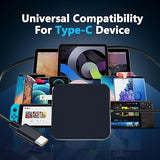 45W USB C Fast Charger with 6.6FT Cable for Steam Deck OLED ROG Ally Nintendo Switch 2 MacBook iPhone Samsung