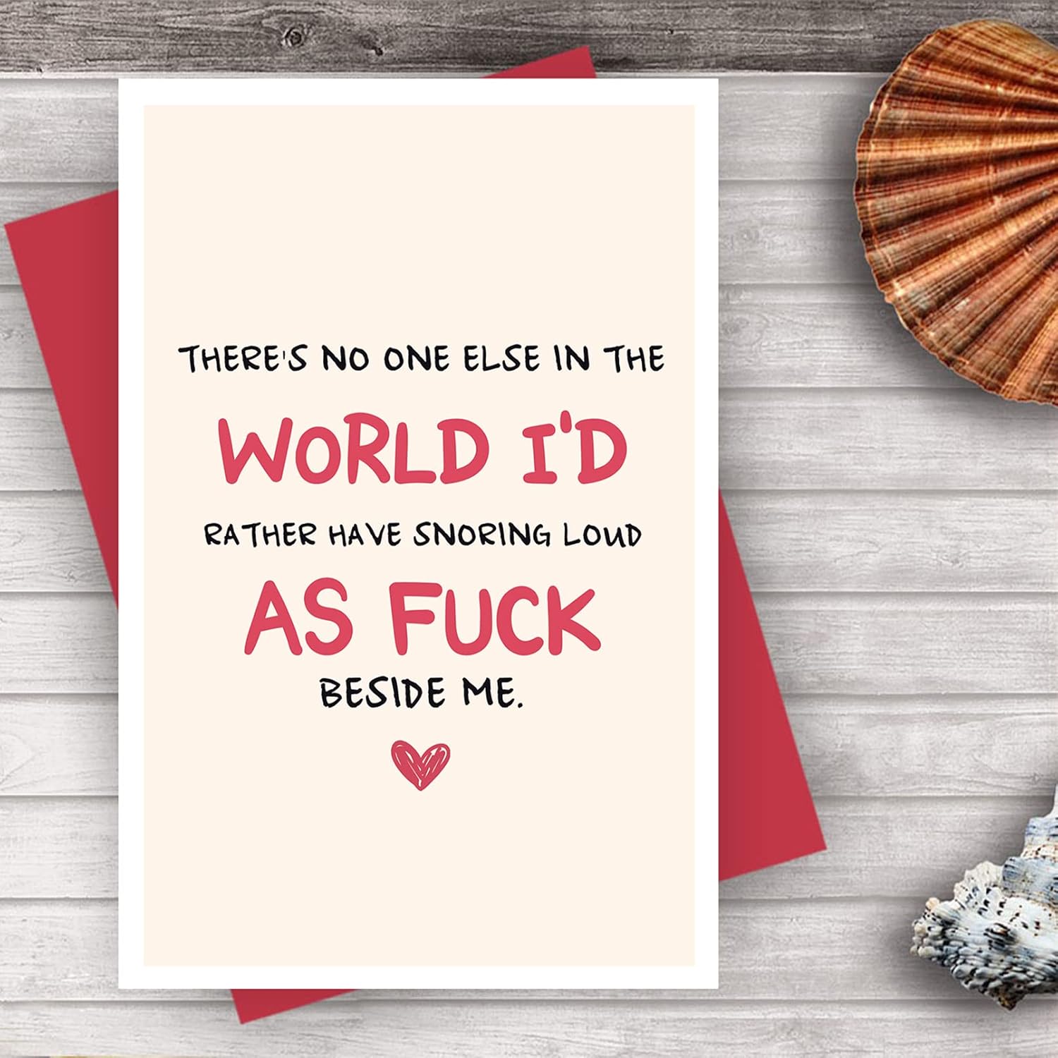 Funny Valentine'S Day Card For Husband Boyfriend, Lovely Anniversary Card, Sweet Snoring Loud Card For Him