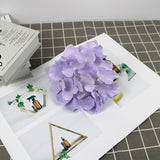 Silk Hydrangea Heads 30 Pcs Artificial Flowers Only Heads No Stems Fake Hydrangea Flowers For Home Wedding Decor No Stems (Light Purple)