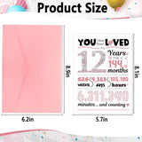 Gifts For 12 Year Old Girls, Funny Happy 12Th Birthday Card For Girls, Daughter, Granddaughter, Sisiter Niece Friend Ideas 12Th Birthday Decorations Greeting Card 12 Year Old Gifts