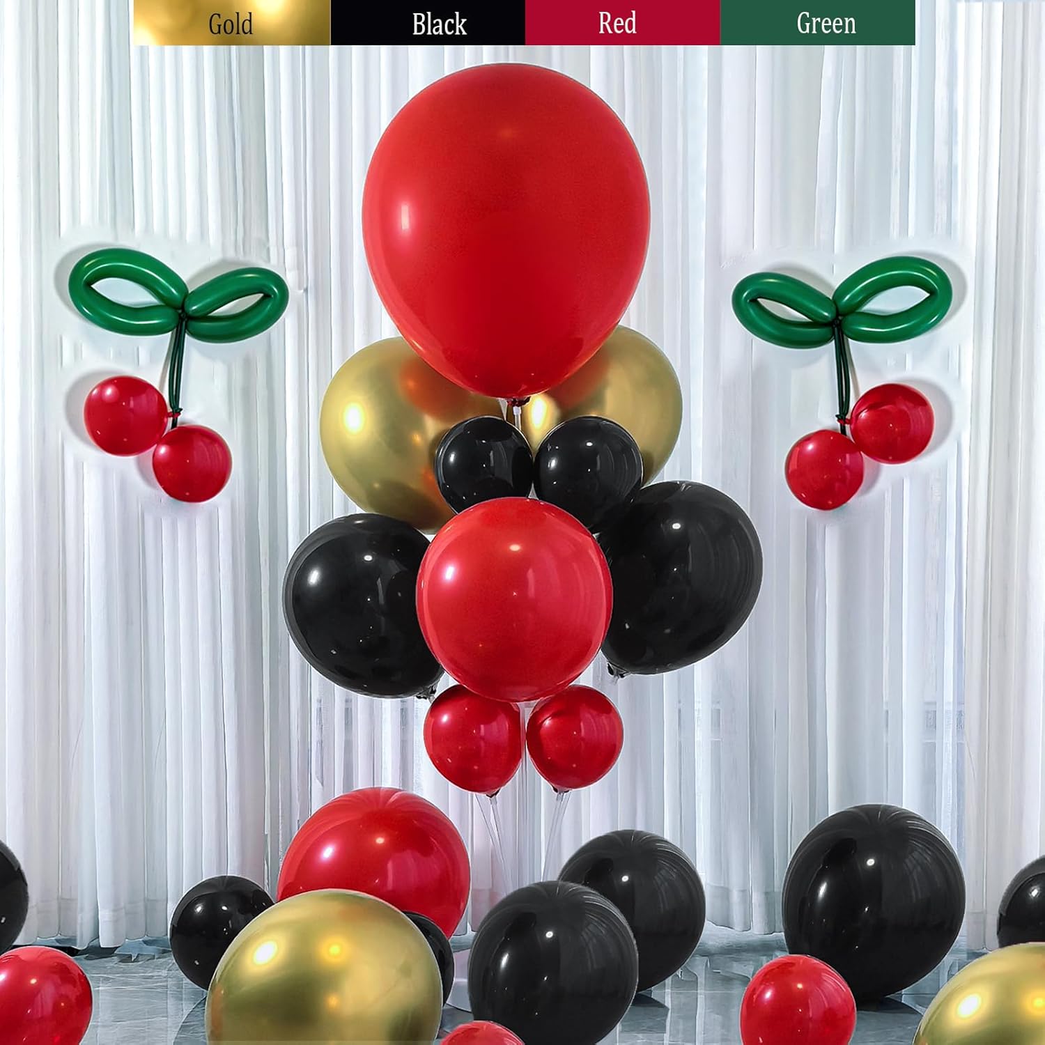 Cheetah Print Balloons Red Black Gold Cherry Balloon Arch Kit Leopard Heart Valentines Day Balloons Garland For Cheetah Birthday Leopard Print Party Bachelorette Valentines Galentines Day Decorations