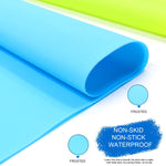 4 Pack Silicone Mats For Crafts, Silicone Sheet For Crafts Resin Jewelry Casting Mat Pad, Waterproof Nonstick Heat-Resistant, Blue, Pink, Purple, Green (15.7'' X 11.8'' & 11.6'' X 8.3'')
