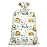 Extra Large Baby Shower Plastic Gift Bags 70"X 40" Jumbo Safari Jungle Animals Present Bag Xxl Big Gift Wrapping Bags Oversized Reusable Baby Gender Reveal Birthday Party Favors Goody Bags