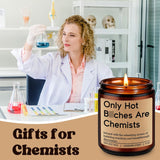 Candle, Chemistry Gifts For Chemists Professors - Funny Graduation, Birthday Presents For Chem School Graduates - Cool Chemistry Teacher Gifts, Laboratory Presents For Women In Science
