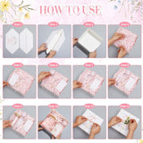 6 Sets 72 Pcs Baby Shower Prizes For Game Favors Include Glass Cups Baby Shower Winners Present Box Lipstick Pen Candle Keychain Guests Wedding Gift(Wildflower)