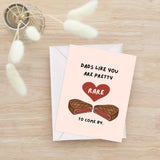 Funny Dad Birthday Card – Punny Greeting Card For Dad, Grandpa, Stepdad & Uncle | Cute Father’S Day Or Anniversary Card, Blank Inside, Playful & Heartwarming Gift (Rare To Come By)