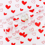 30 Sheets 20" X 28" White With Red Heart Tissue Paper Bulk,Hearts Tissue Paper For Gift Bags,Birthday,Valentine'S,Mother'S Day,Wedding (White With Red)