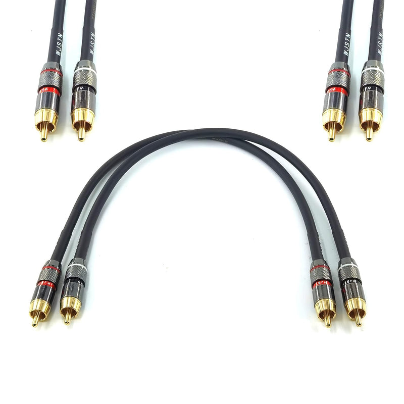 Rca To Rca Cable 1Ft Stereo Audio Cable,1Rca To 1Rca Cable Short Apply To With