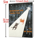 Happy Anniversary Card & Gifts For Couple Husband Wife | Funny Cat Valentine Day Gifts For Her Him