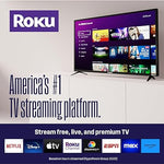 Westinghouse 24" Roku Smart TV, 720p LED, Wi-Fi, Alexa, Google, HomeKit