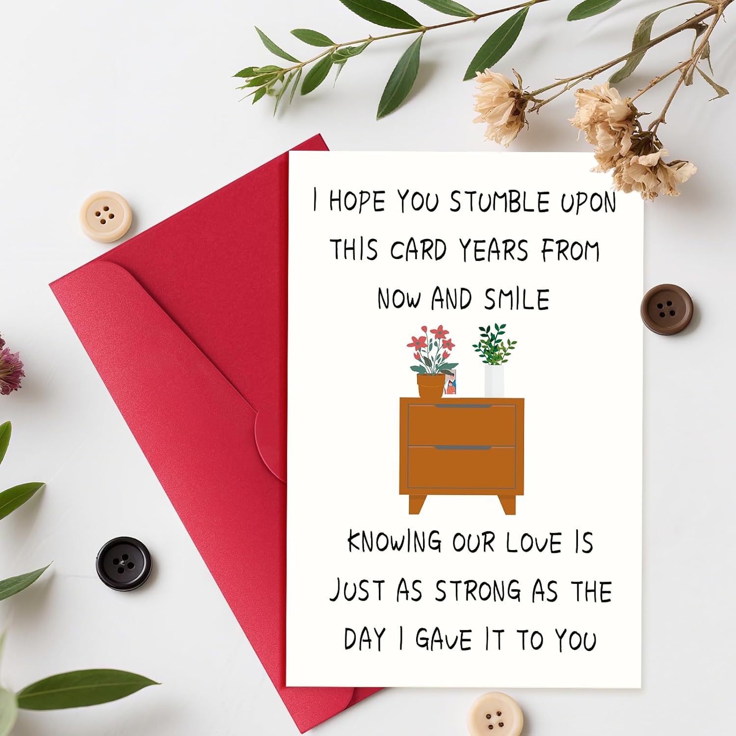 Anniversary Card Gifts For Men, Funny Anniversary Card To Husband, Happy Birthday & Anniversary Greeting Card For Him Husband Boyfriend, Valentines Day Gifts For Him